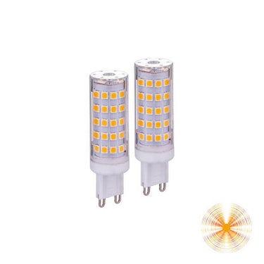 Led G9 7W 650lm 3000K G9 21x69mm 2pz/blister